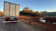 Motorista de 50 anos morre em colisão frontal na ERS-324 em Passo Fundo