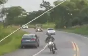 Motorista flagrado na contramão na BR-235 em Sergipe
