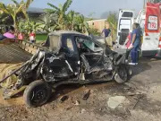 Motorista morre em acidente com quatro veículos na BR-267 em Maripá de Minas