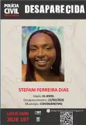 Mulher de 31 anos desaparece em Contagem após ser levada por homens encapuzados