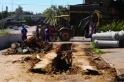 Nova Iguaçu recupera rede de esgoto danificada por obras da Dutra