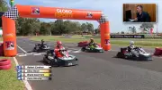 Novo quadro 'Piloto de 1ª viagem' estreia com disputa de kart