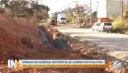 Obras alteram trânsito na estrada entre Divinópolis e Carmo do Cajuru