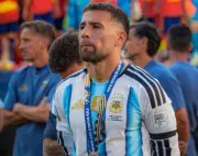 Otamendi lamenta derrota para Espanha e se despede da seleção argentina