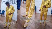 Pastor viraliza com look dourado em Porto Velho e acumula milhões de visualizações