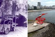 Pedras de megatúnel viram base de emissário em Santos