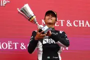 Pedro Clerot sobe ao pódio na corrida sprint da F3 na Bélgica
