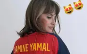Penélope Cruz apoia Espanha com camisa de Lamine Yamal na final da Copa