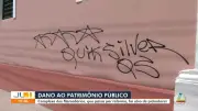 Pichação atinge fachada do Complexo dos Mercedários em Belém durante reforma