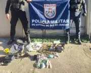 Polícia apreende arma e drogas em operação em Três Rios; homem preso