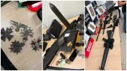 Polícia apreende arsenal com bala de canhão e material neonazista em SP