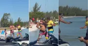 Policial aponta arma de brinquedo para kitesurfista em Arraial do Cabo