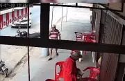 Poste salva pedestre de atropelamento em Barra do Garças, MT