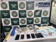 Preso com fentanil e drogas em operação policial em Campos