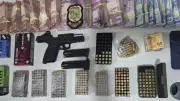 Preso suspeito de extorsão e agiotagem em Caucaia; arma e R$ 11 mil apreendidos