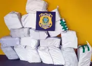 PRF apreende 487 kg de cocaína na BR-101 em Joinville, maior apreensão do ano em SC