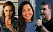 Priscila Costa homenageia Michelle e participa de evento de Flávio Bolsonaro