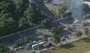 Protesto com fogo bloqueia trânsito na Zona Sul do Recife
