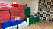 Quase 2 toneladas de drogas apreendidas em Uberlândia; jovem preso