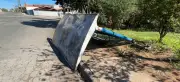 Queda de abrigo em Limeira fere mulher e prefeitura exige reparos