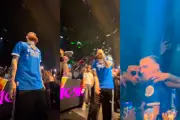 Rapper Hades66 é atingido por copo em show na Espanha