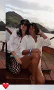 Rebeca Andrade e Gisele aparecem com alianças iguais e reacendem rumores de romance