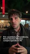 Renan Santos anuncia Aroldo Medina como vice na chapa presidencial