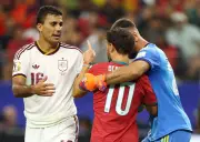 Rodri pede desculpas a Bernardo Silva após provocação em Espanha x Portugal