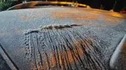 Serra de SC amanhece congelada com geada e mínimas abaixo de -3°C