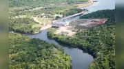 Simulado de segurança de barragem na Usina Curuá-Una em Santarém