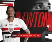 São Paulo anuncia contratação do volante Newton até 2029