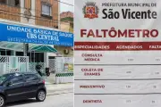 São Vicente: 33% faltam a consultas; faltômetros são instalados