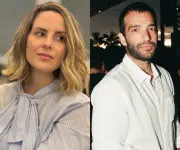 Tati Bernardi relembra fora de Humberto Carrão ao sugerir beijo em festa