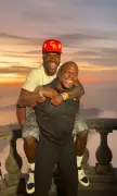 Terry Crews encontra Vini Jr. no Cristo Redentor e celebra amizade