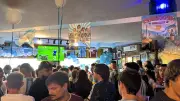 Torcida argentina ocupa calçada e posto em SP durante Copa