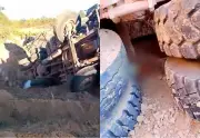 Trabalhador morre em acidente com caminhão em obra no Tocantins