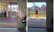 Trem da CPTM circula com porta aberta após passageiro acionar emergência