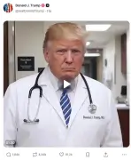 Trump publica vídeo de IA se 'curando' opositores famosos