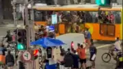 Tumulto em Copacabana: spray de pimenta e furto a turista