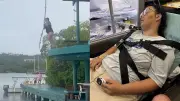 Turista americana sofre lesão íntima em salto com corda em cruzeiro