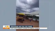 Ventania atinge sul do Pará e causa estragos em praias