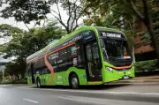 Vitória testa ônibus elétrico Volkswagen e-Volksbus