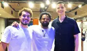 Xande de Pilares grava com Ian Coury e Igor Souza em 'Novos caminhos'