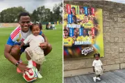 Zoé, filha de Jhon Arias, é o amuleto da Colômbia na Copa