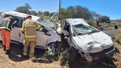 Acidente na BR-316 deixa motorista preso às ferragens no PI