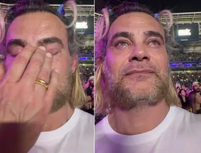 Carmo Dalla Vecchia chora em show de Xuxa em São Paulo