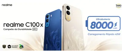 Dia dos Pais: realme C100x com R$ 300 de desconto na Shopee