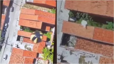 Drone é usado para arremessar explosivo em casa de Fortaleza