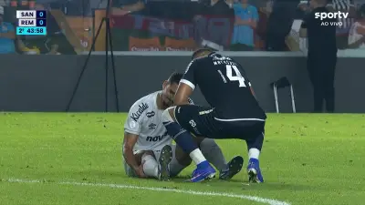 Lucas Veríssimo sente dores e preocupa o Santos para jogo contra Remo