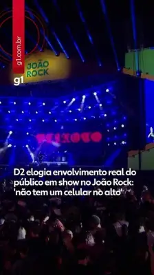 Marcelo D2 elogia público sem celular e faz show com Rael no João Rock